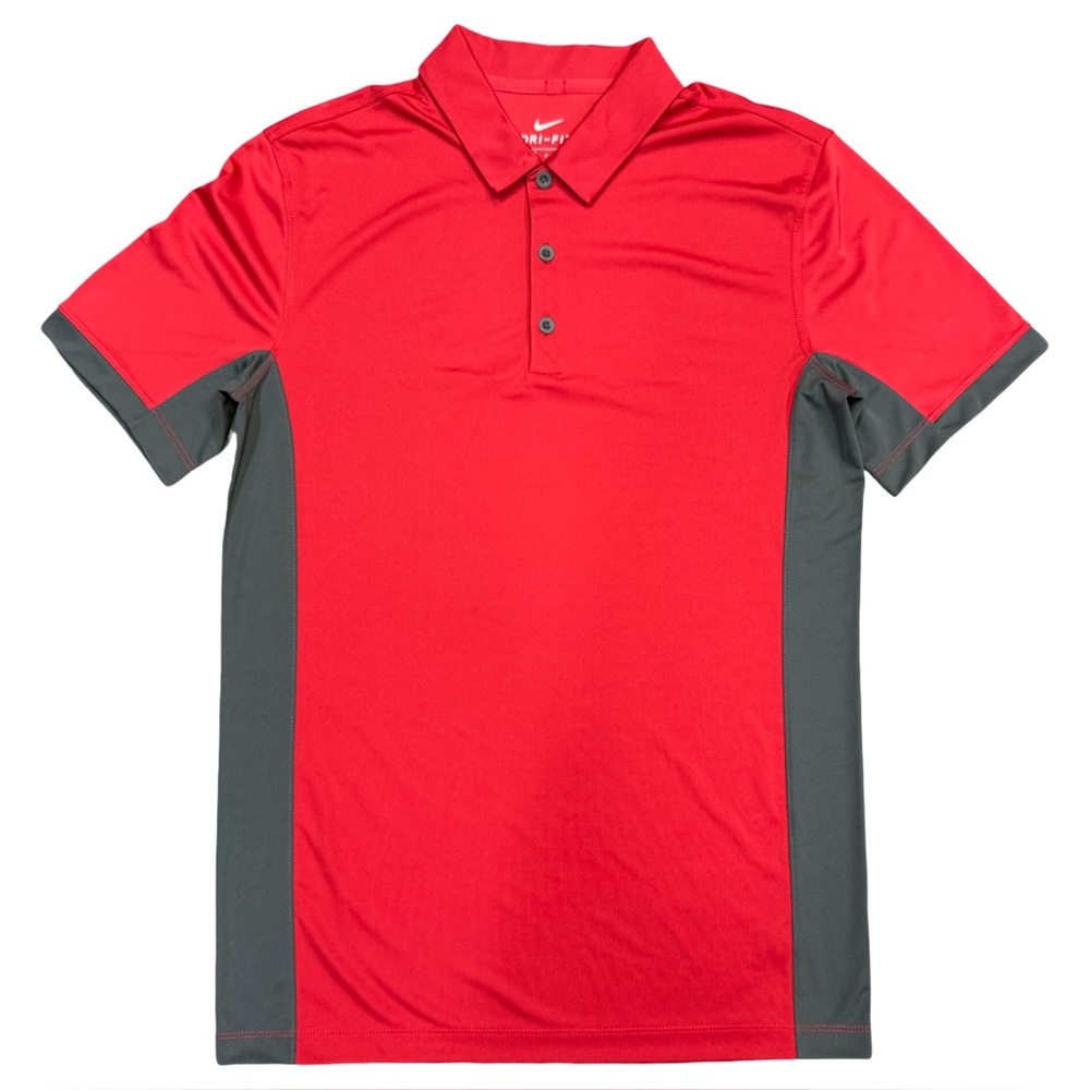 Nike Dri-Fit Polo Shirt Mens small Red